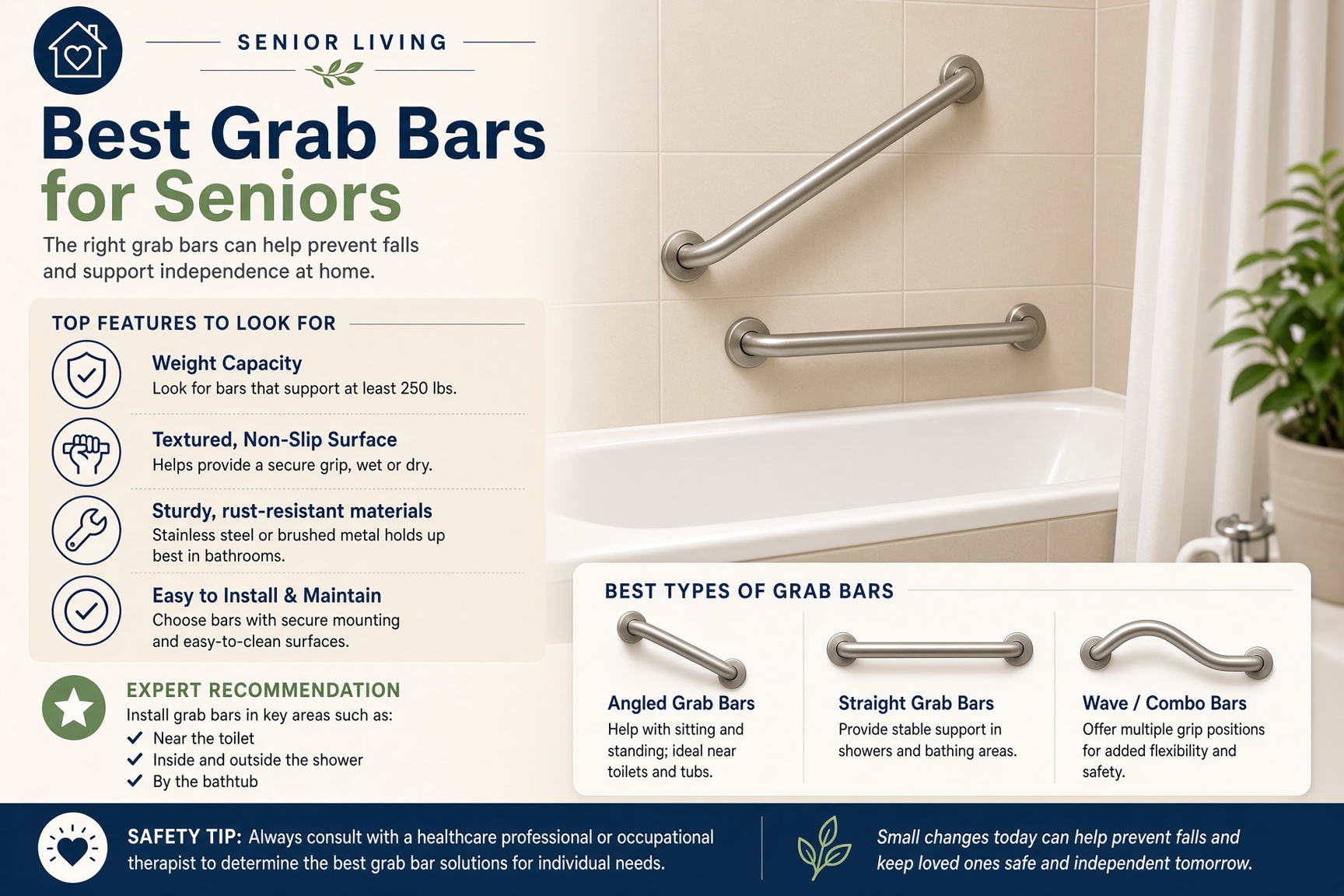 Best Grab Bars for Seniors